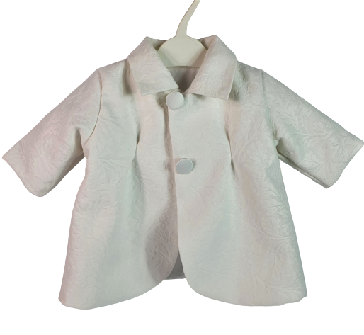 Compleu botez fete sezon rece, marimea 62, alb-roz, 0-3 luni RTX0006D iarna [6]