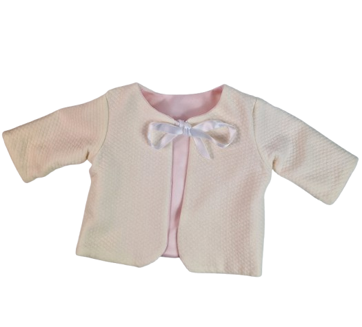 Compleu botez fete cu doua fete - Printesa, marimea 62, Roz-Crem MAR0027 [5]