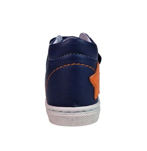 Ghete Baieti Hokide cu talonet Piele Naturala Albastru Inchis HK380AI [4]