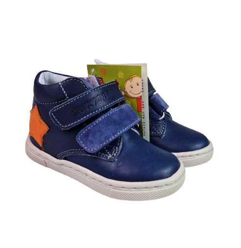 Ghete Baieti Hokide cu talonet Piele Naturala Albastru Inchis HK380AI [6]