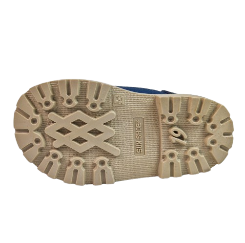 Ghete Baieti Hokide cu talonet Piele Naturala Imblanite Albastru HK412AB [5]