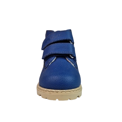 Ghete Baieti Hokide cu talonet Piele Naturala Imblanite Albastru HK412AB [2]