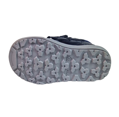 Ghete Baieti Hokide cu talonet Piele Naturala Imblanite Albastru HK460AB [5]