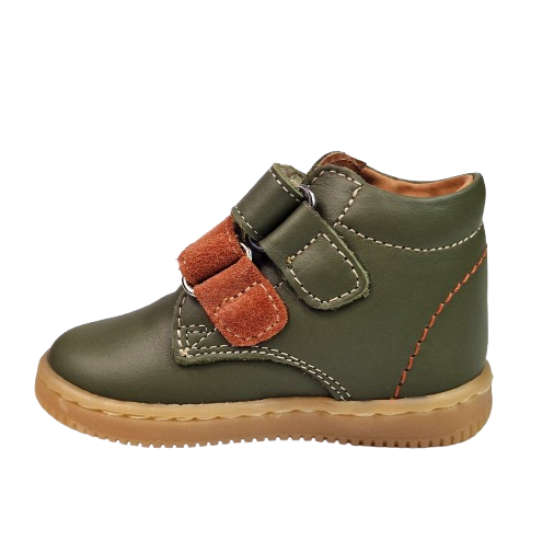 Ghete Baieti Hokide cu talonet Piele Naturala Kaki HK380KA [3]