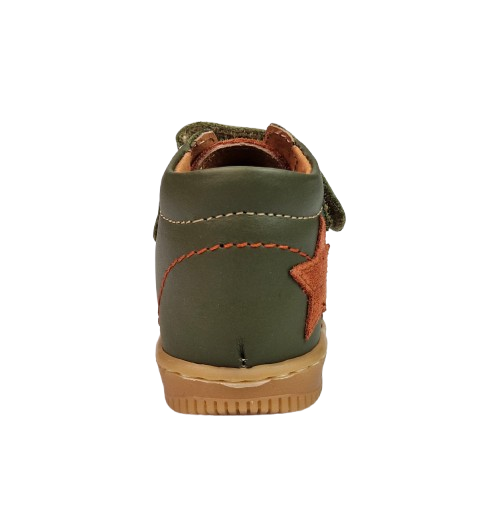 Ghete Baieti Hokide cu talonet Piele Naturala Kaki HK380KA [4]