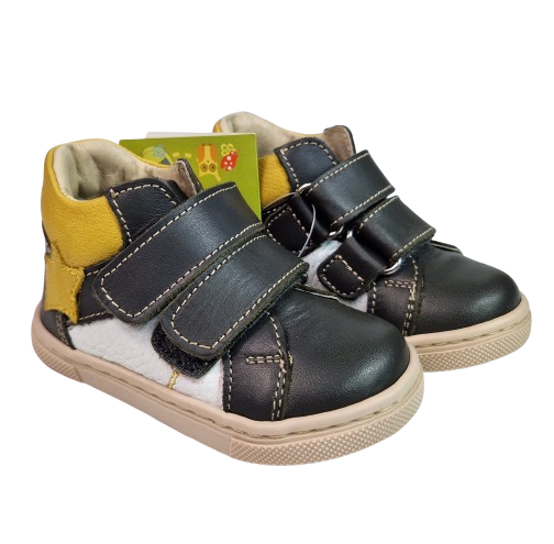 Ghete Baieti Hokide cu talonet Piele Naturala Kaki HK442KA [6]