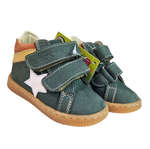 Ghete Baieti Hokide cu talonet Piele Naturala Kaki HK481KA [6]