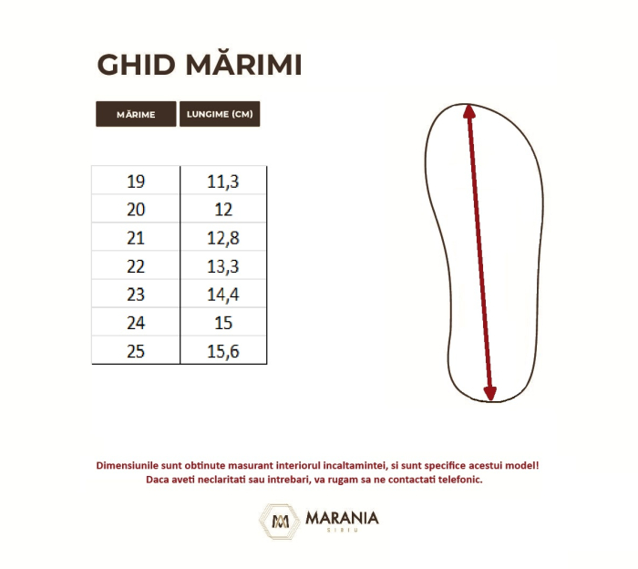 Ghete Fete Hokide cu talonet Piele Naturala Crem HK380CM2 [7]