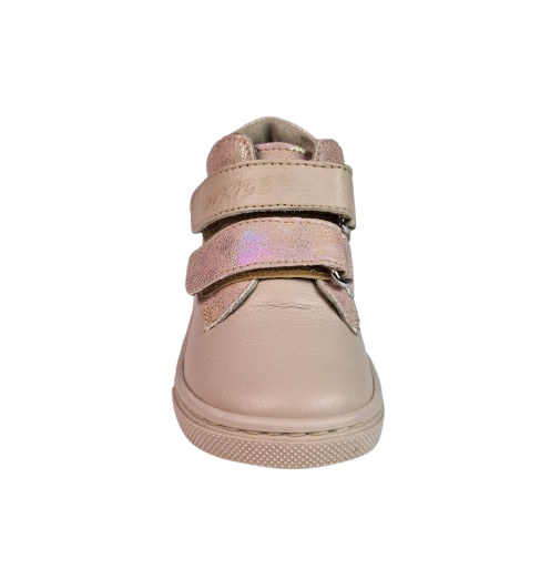 Ghete Fete Hokide cu talonet Piele Naturala Crem HK380CM2 [2]