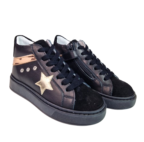 Ghete Fete Hokide cu talonet Piele Naturala Negru HK442RZ4 [6]