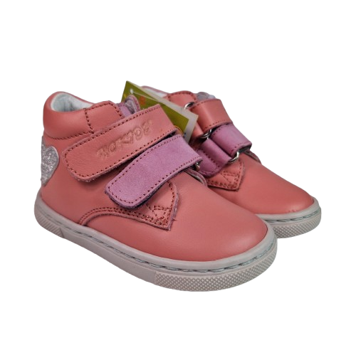 Ghete Fete Hokide cu talonet Piele Naturala Roz HK380RZ2 [6]