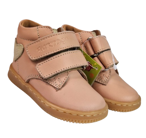 Ghete Fete Hokide cu talonet Piele Naturala Roz HK380RZ3 [6]