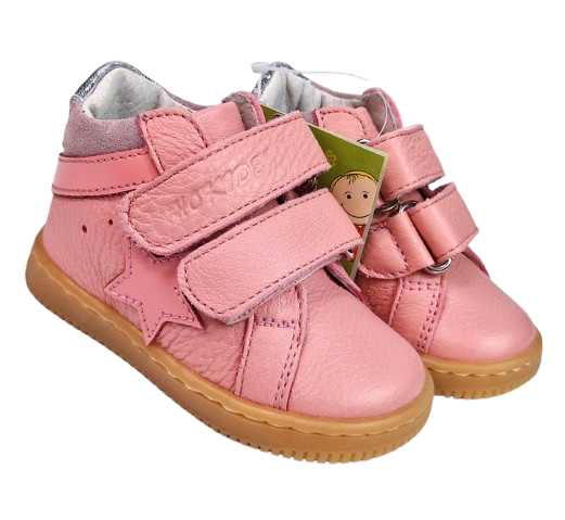 Ghete Fete Hokide cu talonet Piele Naturala Roz HK481RZ [6]