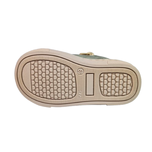 Pantofi Baieti Hokide cu talonet Piele Naturala Kaki HK482KA [5]