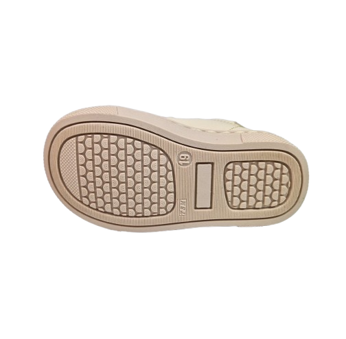 Pantofi Fete Hokide cu talonet Piele Naturala Crem HK482CM [5]