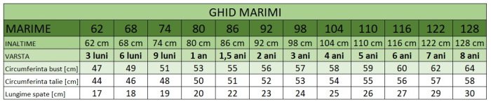 Rochita unicat dirndl, roz - alb, MAR0048 [6]
