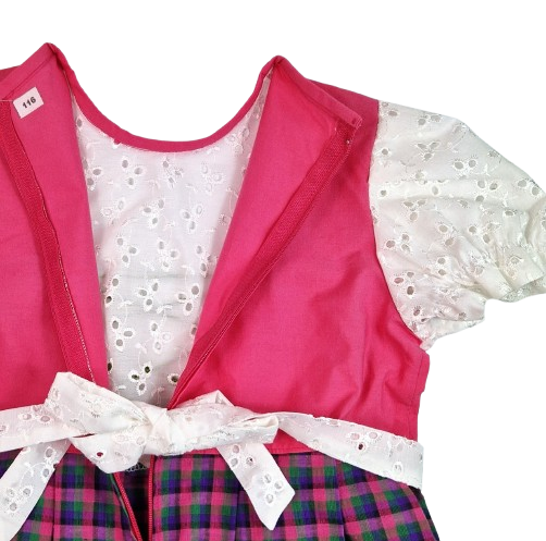 Rochita unicat dirndl, roz - alb, MAR0048 [3]