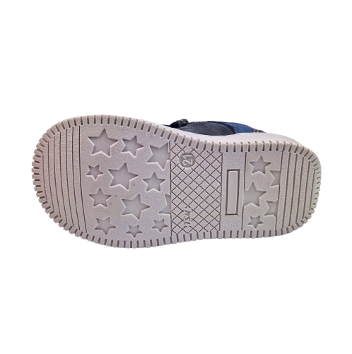 Sandale Baiati Hokide cu talonet Piele Naturala Albastru Gri HK386ABGR [5]