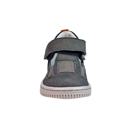 Sandale Baiati Hokide cu talonet Piele Naturala Gri HK433GR [2]