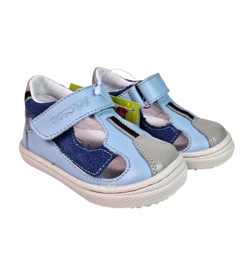 Sandale Baieti Hokide cu talonet Piele Naturala Albastru/BlueD. HK139ABBD [6]
