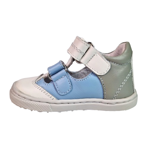 Sandale Baieti Hokide cu talonet Piele Naturala Albastru/BlueD. HK386ABBD [3]