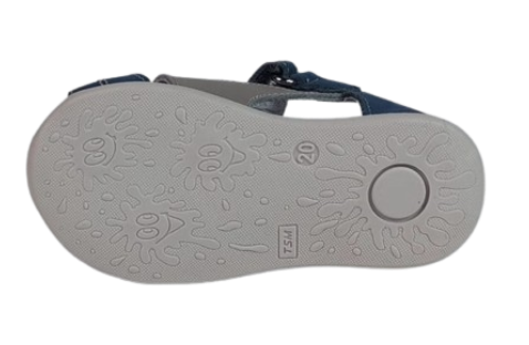 Sandale Baieti Hokide cu talonet Piele Naturala Albastru/BlueG. HK405ABG [5]