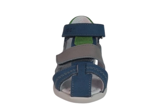 Sandale Baieti Hokide cu talonet Piele Naturala Albastru/BlueV. HK405ABV [2]