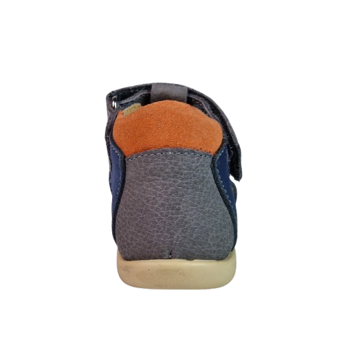 Sandale Baieti Hokide cu talonet Piele Naturala Albastru HK186ABGR [4]