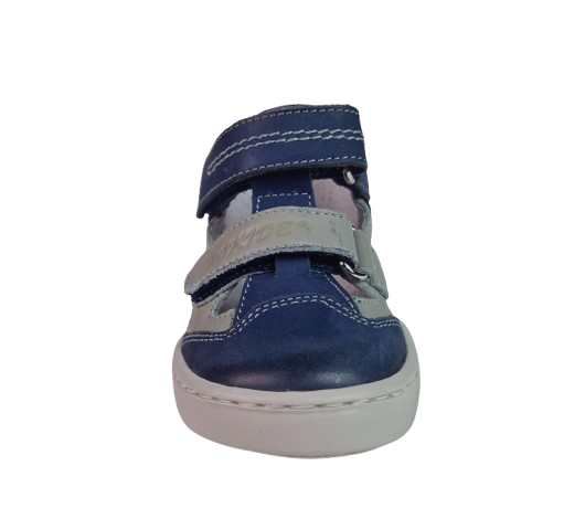 Sandale Baieti Hokide cu talonet Piele Naturala Albastru HK386AB [2]