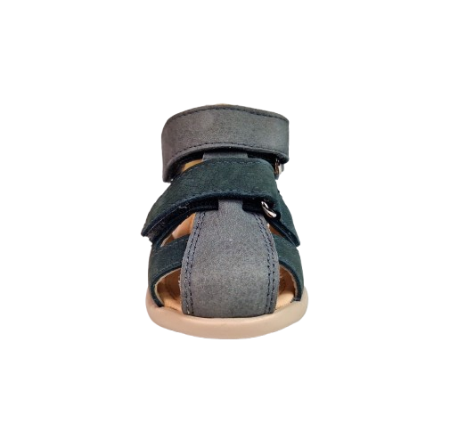 Sandale Baieti Hokide cu talonet Piele Naturala Gri HK186GR2 [2]
