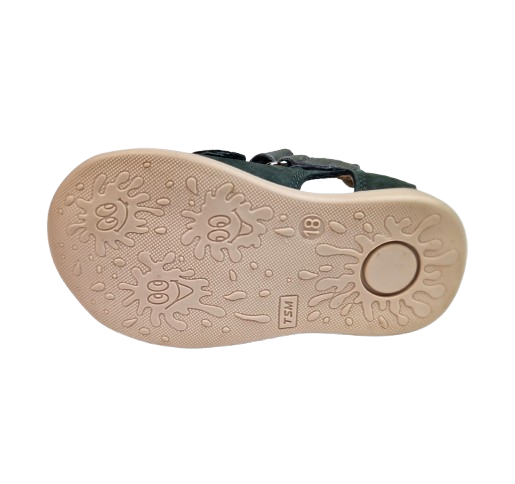 Sandale Baieti Hokide cu talonet Piele Naturala Gri HK186GR2 [5]