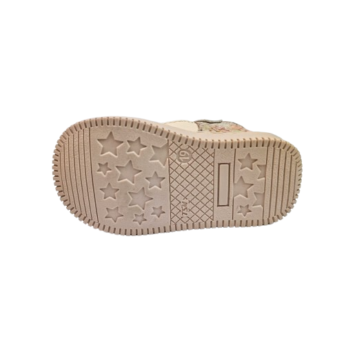 Sandale Fete Hokide cu talonet Piele Naturala Bej HK433BJ [5]