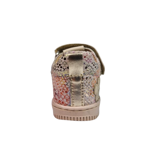 Sandale Fete Hokide cu talonet Piele Naturala Bej HK433BJ [4]