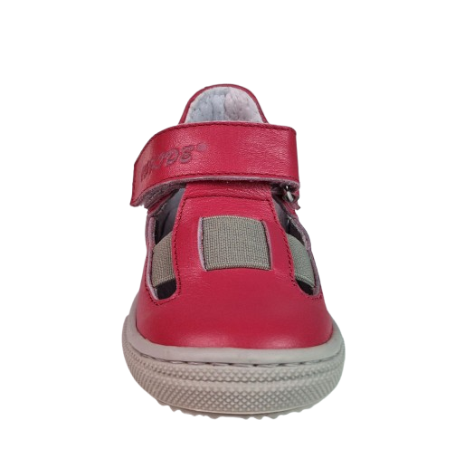 Sandale Fete Hokide cu talonet Piele Naturala Fucsia HK433FS [2]