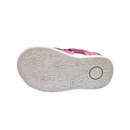 Sandale Fete Hokide cu talonet Piele Naturala Fucsia Roz HK186FSRZ [5]