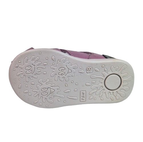 Sandale Fete Hokide cu talonet Piele Naturala Mov HK077MV [5]