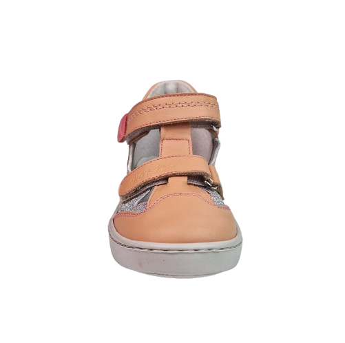 Sandale Fete Hokide cu talonet Piele Naturala Roz HK386RZ [2]