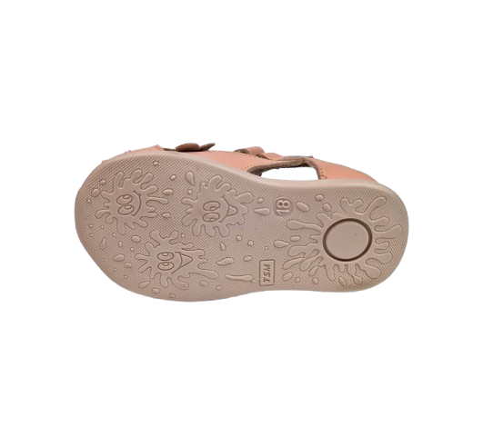 Sandale Fete Hokide cu talonet Piele Naturala Roz HK405RZ2 [5]