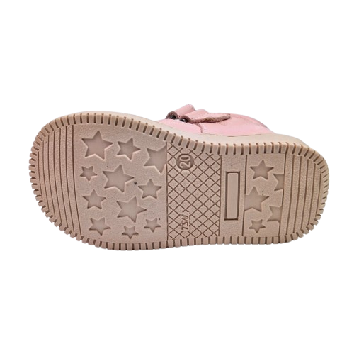 Sandale Fete Hokide cu talonet Piele Naturala Roz HK433RZ2 [5]
