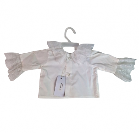 Compleu botez baieti cu doua fete - Print, marimea 62, Bleu-Crem MAR0028 [9]