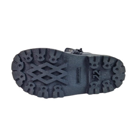 Ghete Baieti Hokide cu talonet Piele Naturala Imblanite Negru HK365NG [5]