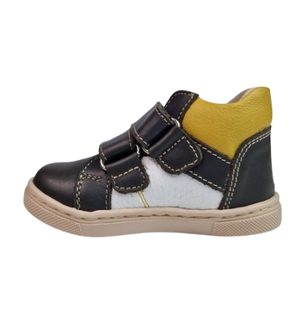 Ghete Baieti Hokide cu talonet Piele Naturala Kaki HK442KA [2]