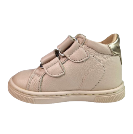 Ghete Fete Hokide cu talonet Piele Naturala Crem HK481CM [2]