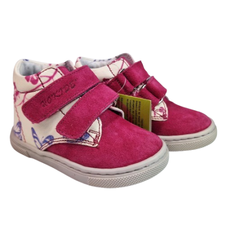 Ghete Fete Hokide cu talonet Piele Naturala Fucsia HK380FS [5]