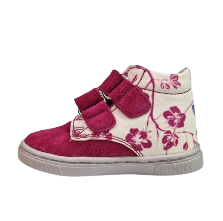 Ghete Fete Hokide cu talonet Piele Naturala Fucsia HK380FS [2]