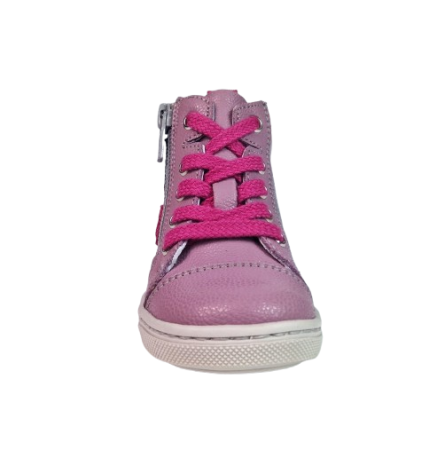 Ghete Fete Hokide cu talonet Piele Naturala Fucsia HK440FS [1]