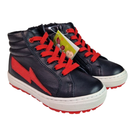 Ghete Fete Hokide cu talonet Piele Naturala Imblanite Negru HK481NG [5]