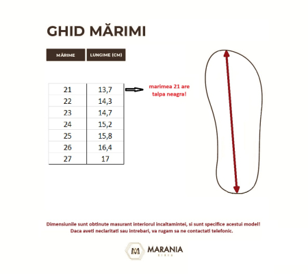 Ghete Fete Hokide cu talonet Piele Naturala Imblanite Roz HK365RZ2 [7]