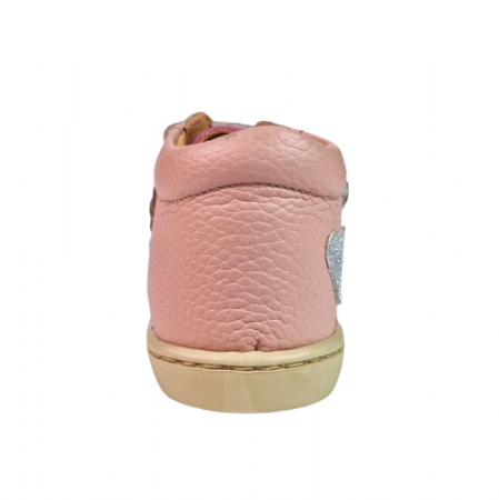 Ghete Fete Hokide cu talonet Piele Naturala Roz HK380RZ [3]