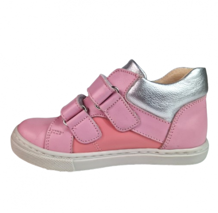 Ghete Fete Hokide cu talonet Piele Naturala Roz HK442RZ2 [2]